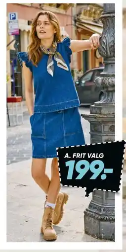 Bilka Denimtop eller -nederdel tilbud