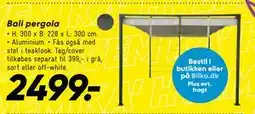 Bilka Bali pergola tilbud