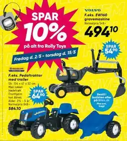 Bilka Spar 10% på alt fra Rolly Toys tilbud
