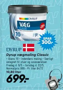 Bilka Dyrup vægmaling Classic tilbud