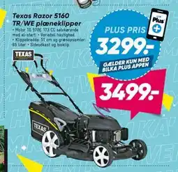 Bilka Texas Razor 5160 TR/WE plæneklipper tilbud