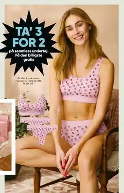 Bilka TA’ 3 FOR 2 på seamless undertøj. Få den billigste gratis tilbud