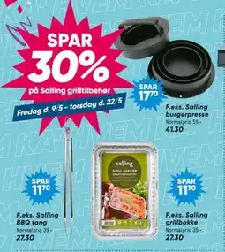 Bilka SPAR 30% på Salling grilltilbehør tilbud