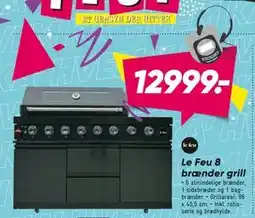 Bilka Le Feu 8 brænder grill tilbud