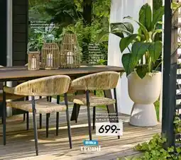Bilka Valencia havestol Aluminium og polyrattan tilbud