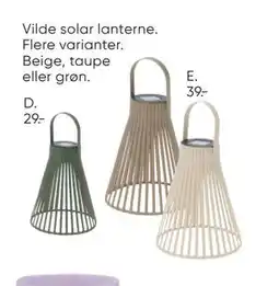Bilka Vilde solar lanterne tilbud