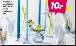 Bilka Windsor servietter tilbud