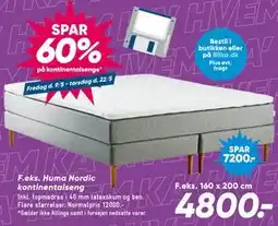 Bilka Huma Nordic kontinentalseng tilbud