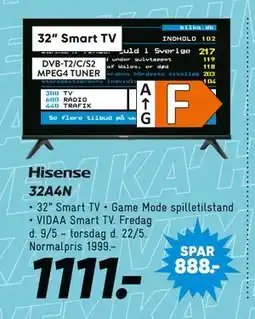 Bilka HISENSE 32A4N tilbud