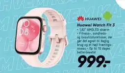 Bilka Huawei Watch Fit 3 tilbud