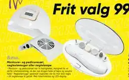 Bilka Manicure- og pedicuresæt, neglestøvsuger eller neglelampe tilbud