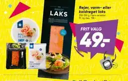 Bilka Rejer, varm- eller koldrøget laks tilbud