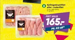 Bilka Kyllingebrystfilet eller -inderfilet tilbud