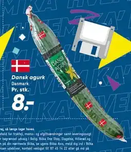Bilka Dansk agurk tilbud