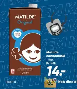 Bilka Matilde kakaomælk tilbud
