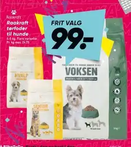 Bilka Raakraft tørfoder til hunde tilbud