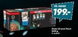 Bilka Sheba 40-pack Pouch 3400 g tilbud