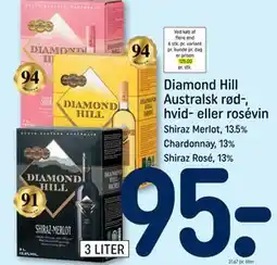REMA 1000 Diamond Hill Australsk rød-, hvid- eller rosévin tilbud