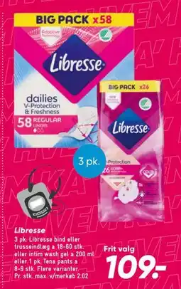 Bilka Libresse tilbud