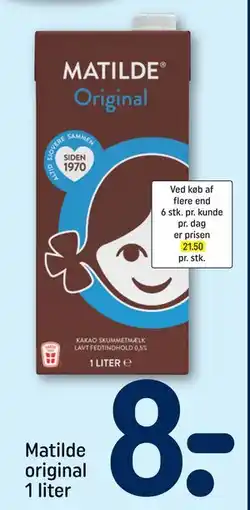 REMA 1000 Matilde original 1 liter tilbud
