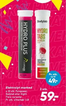Bilka Elektrolyt marked tilbud