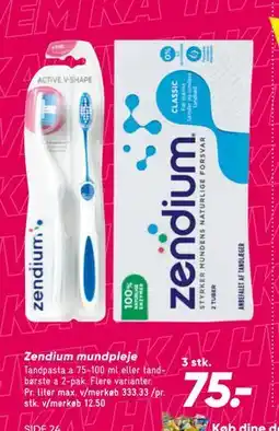 Bilka Zendium mundpleje tilbud