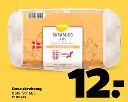 Netto Dava skrabeæg tilbud