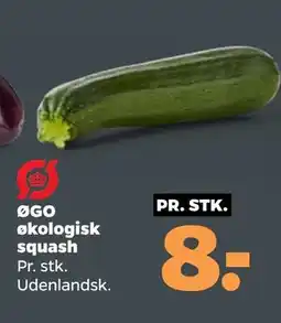 Netto ØGO økologisk squash tilbud