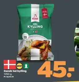 Netto Dansk hel kylling tilbud