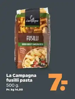 Netto La Campagna fusilli pasta tilbud