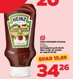Netto Heinz økologisk ketchup tilbud