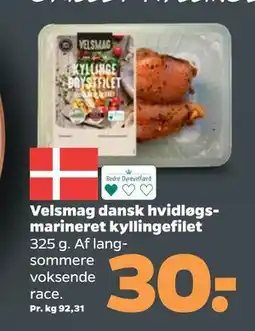 Netto Velsmag dansk hvidløgsmarineret kyllingefilet tilbud