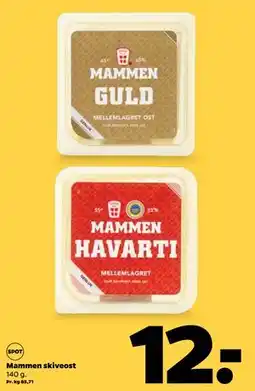 Netto Mammen skiveost tilbud