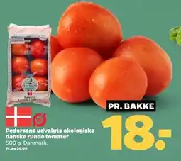 Netto Pedersens udvalgte økologiske danske runde tomater tilbud
