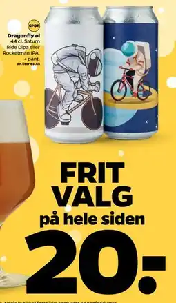 Netto Dragonfly øl tilbud