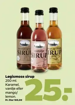 Netto Løgismose sirup tilbud