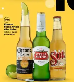 Netto Corona, Stella Artois eller Sol øl tilbud