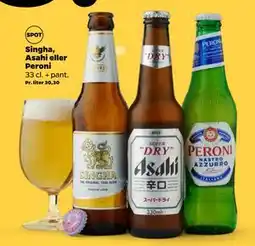 Netto Singha, Asahi eller Peroni tilbud
