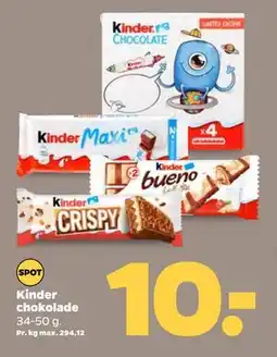 Netto Kinder chokolade tilbud