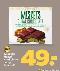 Netto Miskets dubai chokolade tilbud