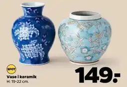 Netto Vase i keramik tilbud