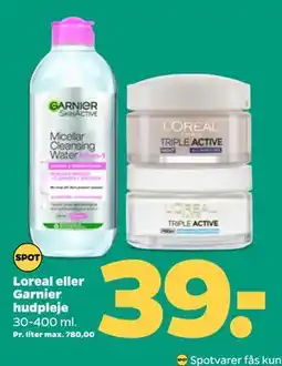 Netto Loreal eller Garnier hudpleje tilbud