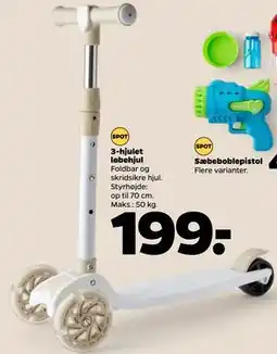 Netto 3-hjulet løbehjul tilbud