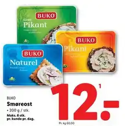 Lidl Smøreost tilbud