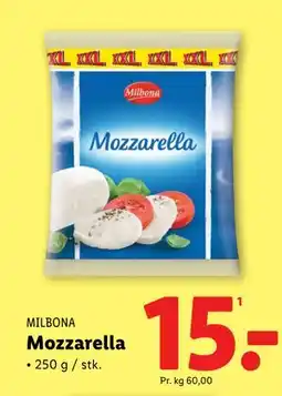 Lidl Mozzarella tilbud