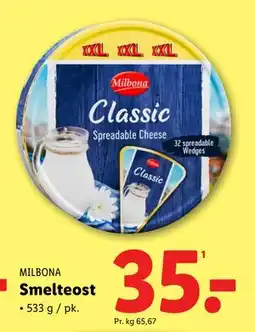 Lidl Smelteost tilbud