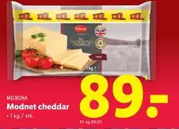 Lidl Modnet cheddar tilbud
