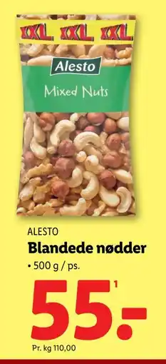 Lidl Blandede nødder tilbud