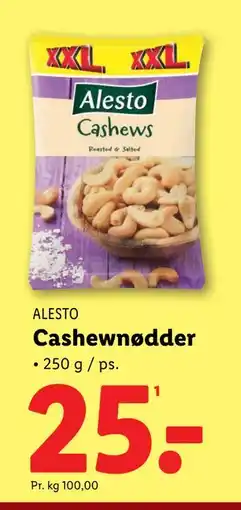 Lidl Cashewnødder tilbud