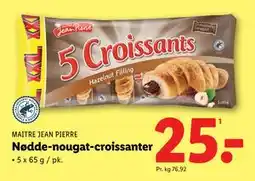 Lidl Nødde-nougat-croissanter tilbud